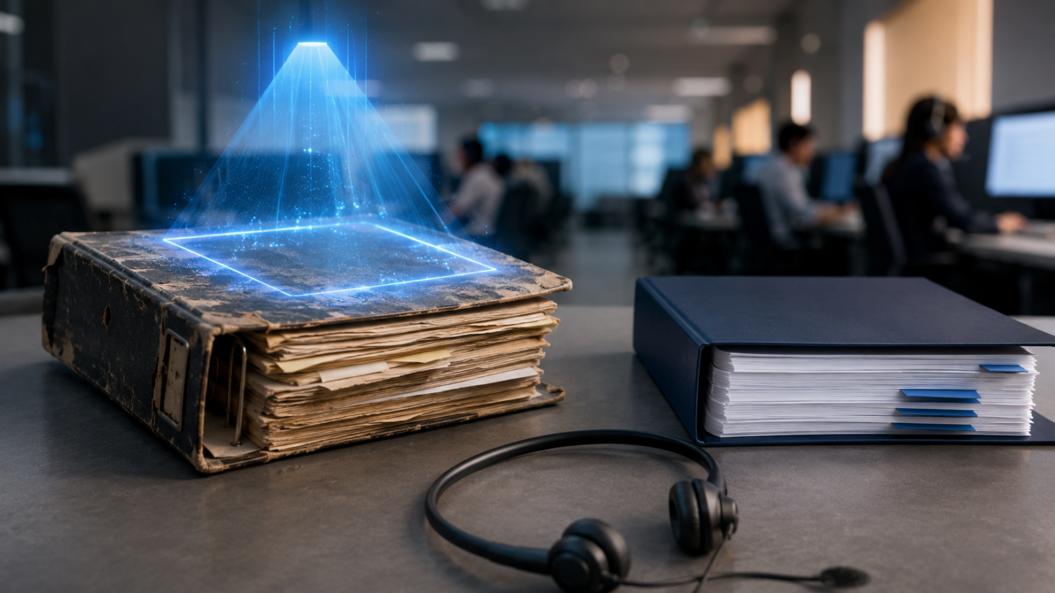 Contact center AI knowledge audit showing outdated and conflicting policy pages used by an AI agent