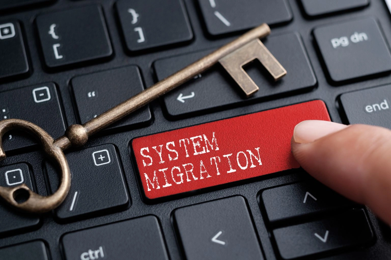 system migration button & key